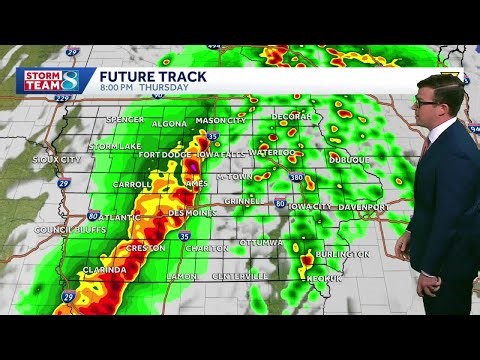 Iowa weather: Strong storms return later today ahead of a cooler weekend