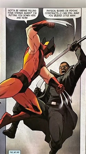 Wolverine & Blade get into it 🤜🏻🤛🏿