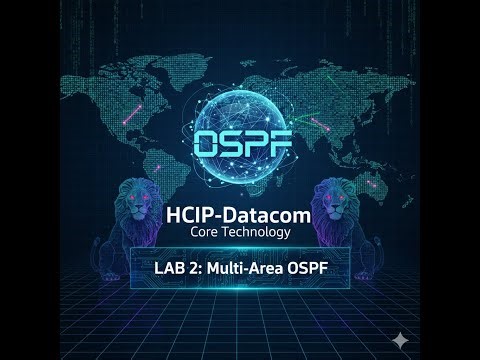 HCIP-Datacom - Core Technology - LAB 2: Multi-Area OSPF