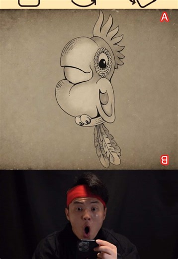 Optical Illusion: What's Hidden in the Rotating Parrot?