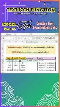 TEXTJOIN Function Saves Hours of Manual Work