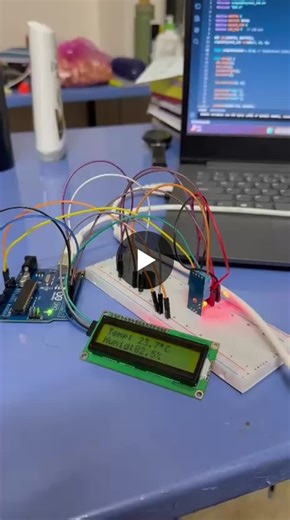 #arduino #dht11 #iot #engineeringprojects #vitvellore #innovation #techlearning | Vedansh Mahto