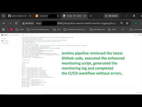 Python Network Monitoring with Persistent Logging