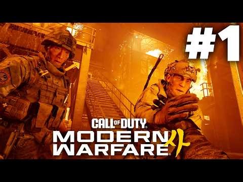 Call of Duty Modern Warfare 4 Campaign Gameplay Walkthrough Part 1 - BETA (PS5 Pro 4K 60fps)