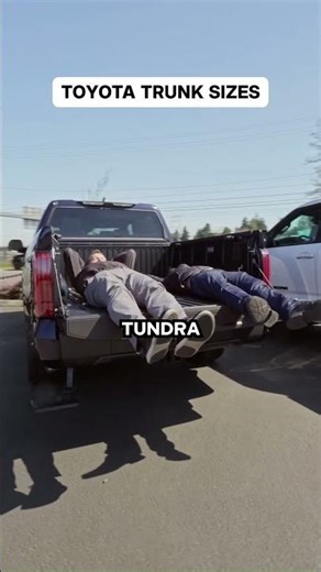 Toyota Trunk Sizes Comparison 😳