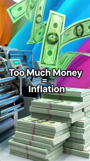 Why Everything Is Getting Expensive (Inflation Explained in 40 Seconds)