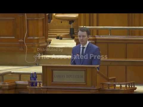 Reaction as lawmakers in Romania vote against proposed new center-right Cabinet