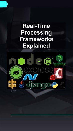 Real-Time Processing Frameworks Explained #ai #artificialintelligence #machinelearning #aiagent