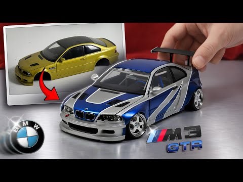 Turning a BMW M3 GTR Diecast into an "NFS Most Wanted" Legend (Custom Aero Bodykit 🔥)