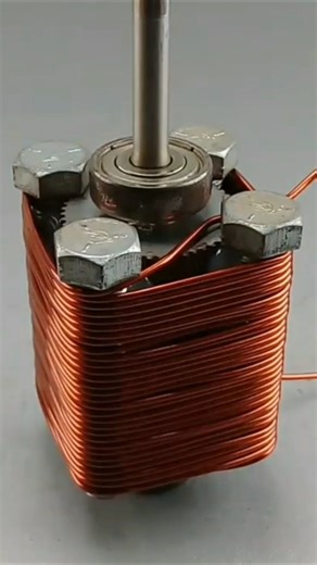 Explor How I Make Free Energy Generator 220V Power Using a Big Copper wire 100% #shorts