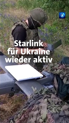 Starlink für Ukraine offenbar wieder hergestellt