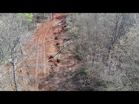 More footage of range clearing today in Stephens County, Georgia