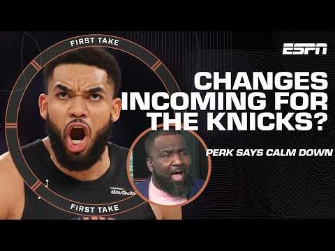 Do the Knicks need a FRONT OFFICE CHANGE without a finals appearance? 'HELL NAH' - Perk | First Take