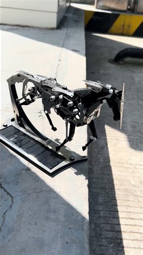 Solar-Powered Bionic Mechanical Horse Model Kit #model