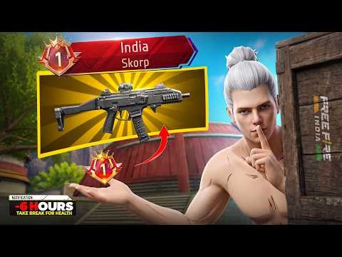 Pushing Top 1 Title In SKORP | Free Fire CS Rank Pushing With Tips And Tricks | Ep-6