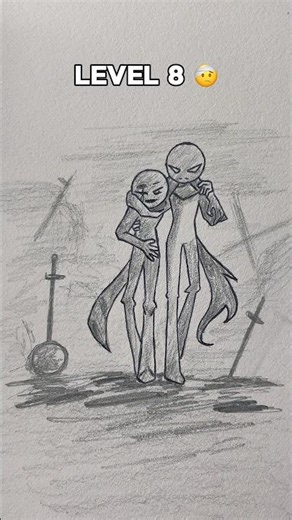 How to Draw Stickman in Different Levels Part 33 ✨