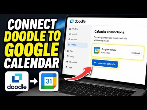 How to connect Doodle to Google Calendar - Beginner Guide