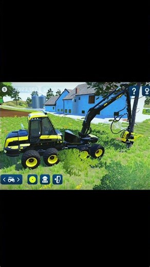 FS23 Tree Cutting Machine Action 🌳💥 #shorts #viral