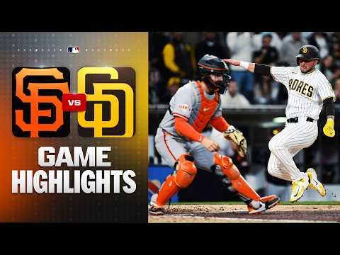 Giants vs. Padres Game Highlights (3/31/26) | MLB Highlights