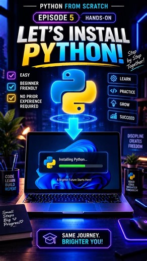How to Install Python on Windows 🐍 | Python for Beginners From ZERO #5