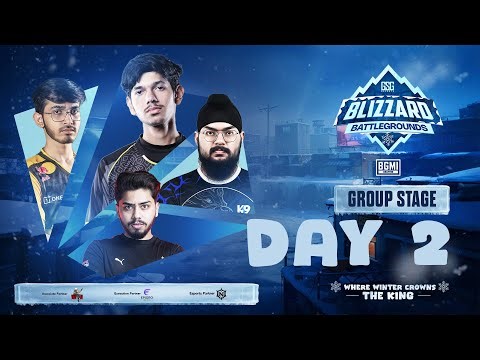 Blizzard Battlegrounds S1| Group Stage Day 2 |#GodLike,#IQOOSoul,#K9,#Og,#Gdr,#Tt,#4tr,#Madkings