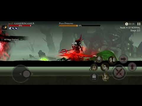 ⚔️ Shadow of Death – NAGA OVERLORD Boss Fight | Chapter 4 Level 10 | GAMER IS GAMER
