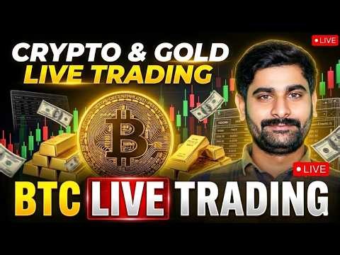 🔴LIVE BTC TRADING /CRYPTO LIVE /BTCUSDLIVE #crypto #goldtrading #livetrading @KRISHNACRYPTO1