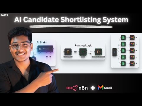 AI Candidate Shortlisting System using n8n + OpenAI | Automate Resume Screening (No Code) Part 2