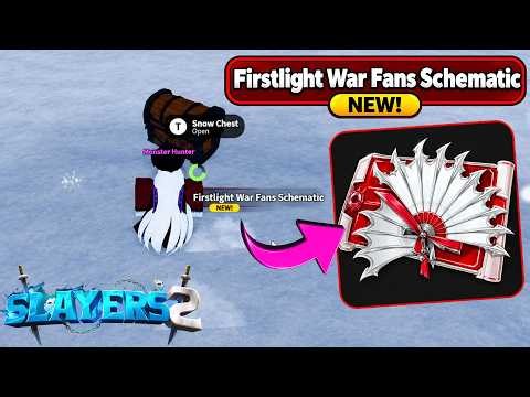 EASY GUIDE! | How to get the *FIRSTLIGHT WAR FANS* in Slayers 2! | THE STRONGEST DEMON WEAPON!