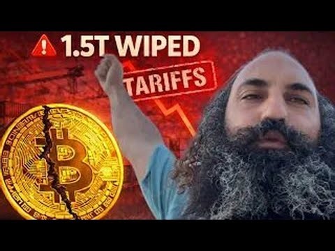 🚨 1,5 BILLION $ EFFACÉS DES MARCHÉS BITCOIN & ACTIONS À CAUSE DES TARIFS