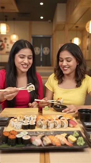 🍣 Extreme Sushi Eating Challenge #reaction