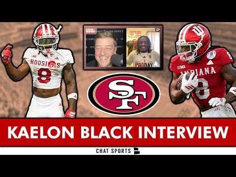 🚨EXCLUSIVE: Chase Senior Interviews New 49ers RB Kaelon Black After Getting Drafted In 3rd Round