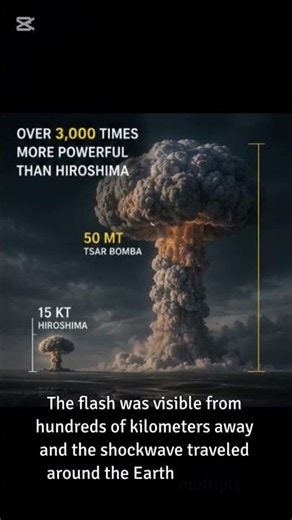 The Biggest Bomb Ever Detonated ☢️💥