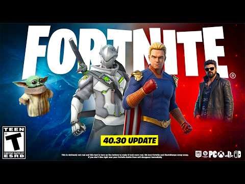 *NEW* FORTNITE 40.30 UPDATE is NOW LIVE!