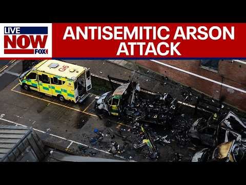 Ambulances set on fire in suspected antisemitic attack
