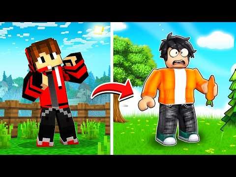 I Played MINECRAFT ROBLOX EDITION !!!!