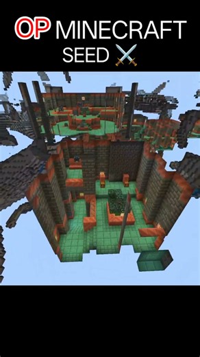 Op Minecraft Seed For Bedrock ☠️ #minecraft #shorts #gaming #usa