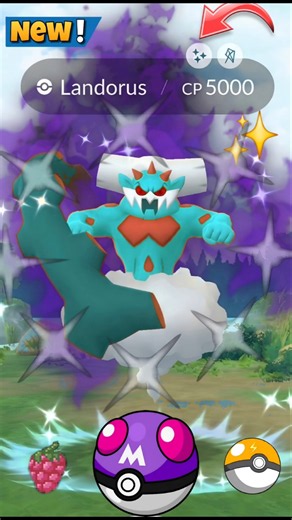 First Ever✨️Shiny Shadow Landorus Raid in Pokemon Go