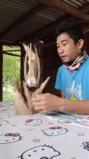 Paggawa ng Lampshade mula sa Driftwood