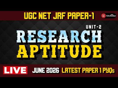 🚨 LIVE: Crack the Pattern Before Exam 🔥| NET JRF JUNE 2026| Research Aptitude #netjrfpaper1
