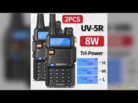 12PCS Baofeng UV 5R 5W 8W Walkie Talkie Ham CB Radio Long Range Dual Band VHF UHF FM Transceiver