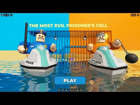 WATER PRISONER VS POLICE BARRY PRISON RUN Obby New Update - Roblox All Bosses FULL GAME Walkthrough