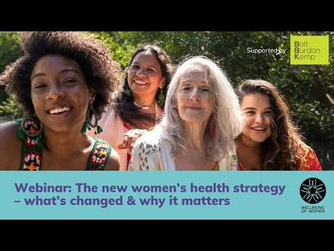 The new women’s health strategy – what’s changed & why it matters