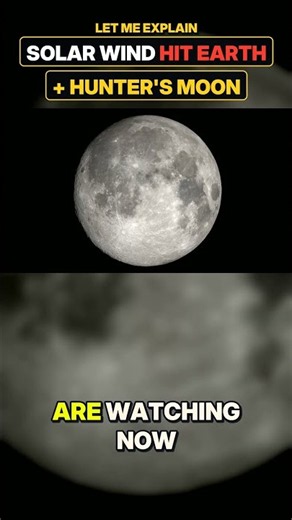 The Solar Wind Just Hit Earth + Hunter's Moon and Mercury Retrograde #shorts