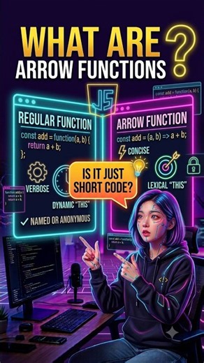 What Are JavaScript Arrow Functions? ⚡ Interview Question Explained