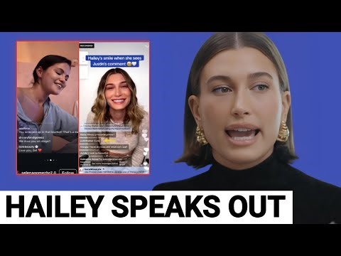 Hailey Bieber Finally Addresses Selena Gomez Comparison Struggles