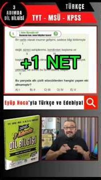 📌 YAPIM EKİNİ 30 SANİYEDE KAP! (+1 NET GARANTİ) 🔥 | TYT KPSS MSÜ Dil Bilgisi