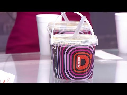 Taste Test: Trying new drink buckets from Dunkin'