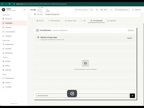 Demo video: how will the scopes will be used?