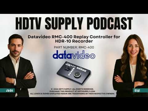 Datavideo RMC-400 Replay Controller for HDR-10 Recorder